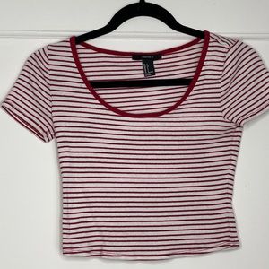 Striped Crop Top